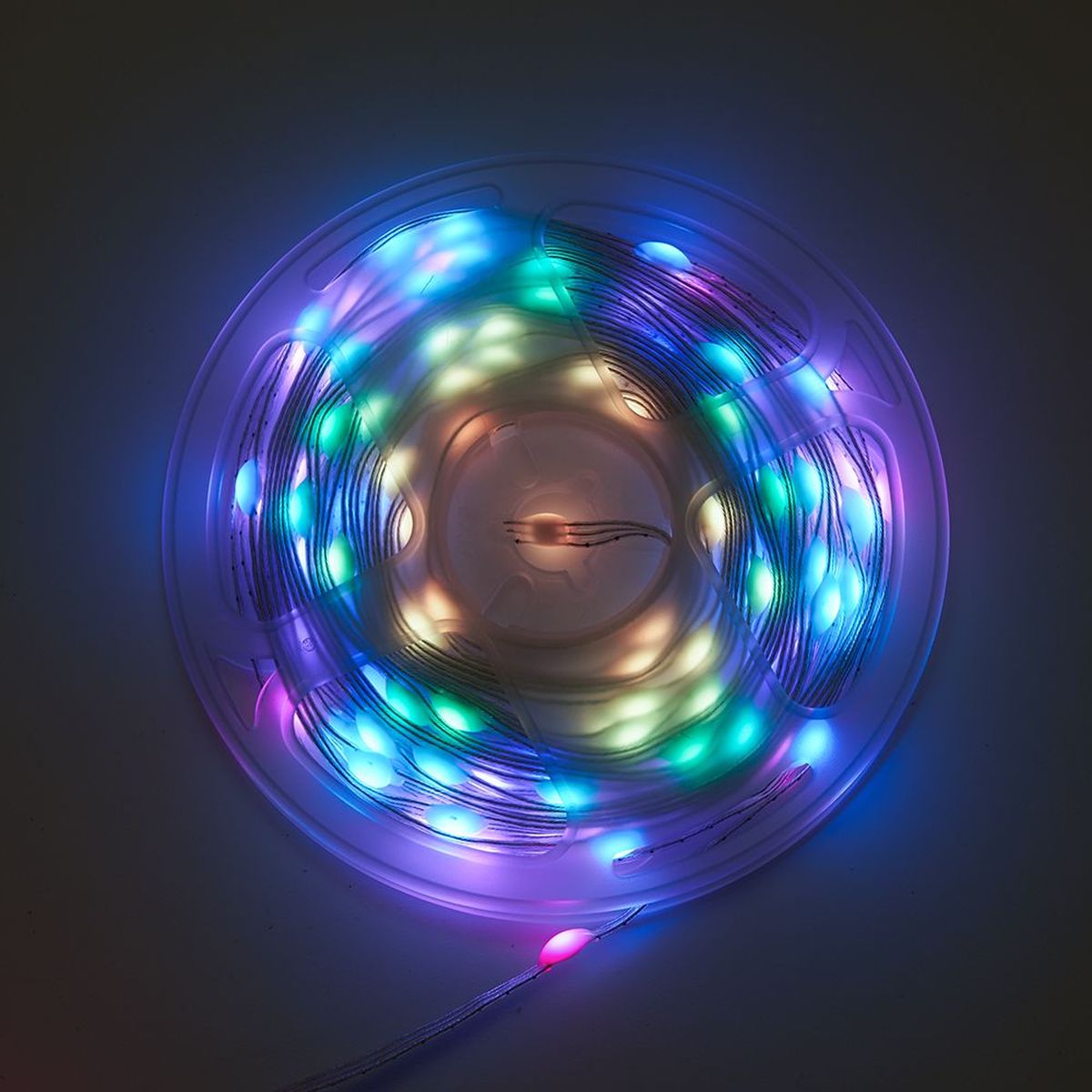 фото гирлянда линейная feron cl593 smart, 10м usb + пульт ду rgb 51463 | 220svet.ru