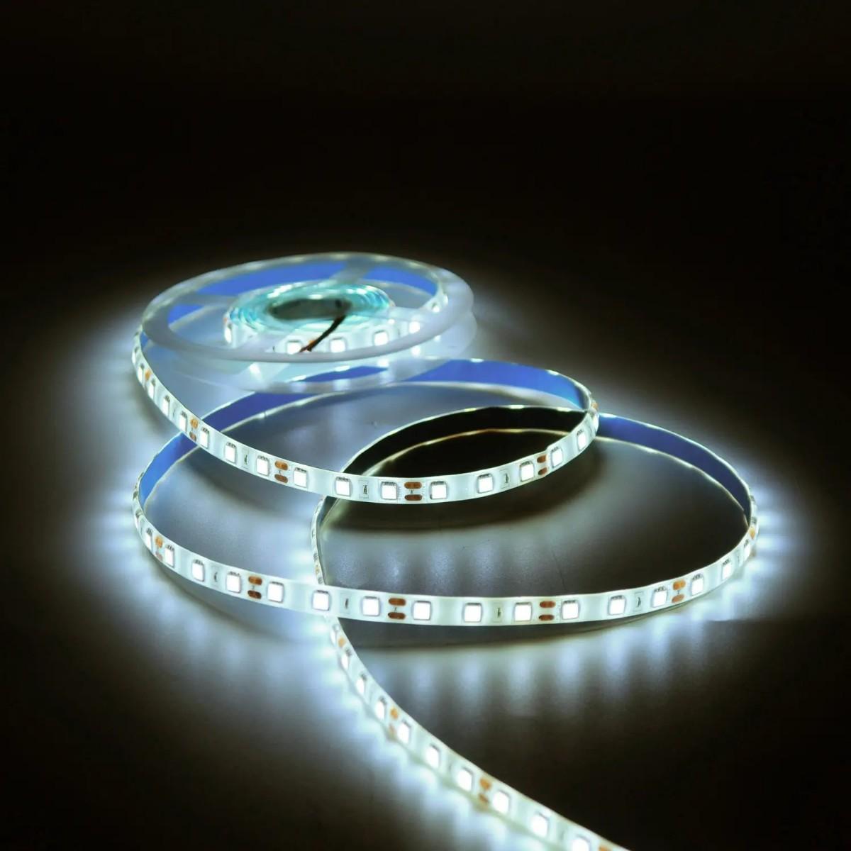 фото лента gauss 10w/m 60led/m 5050smd теплый белый 5m bt044 | 220svet.ru