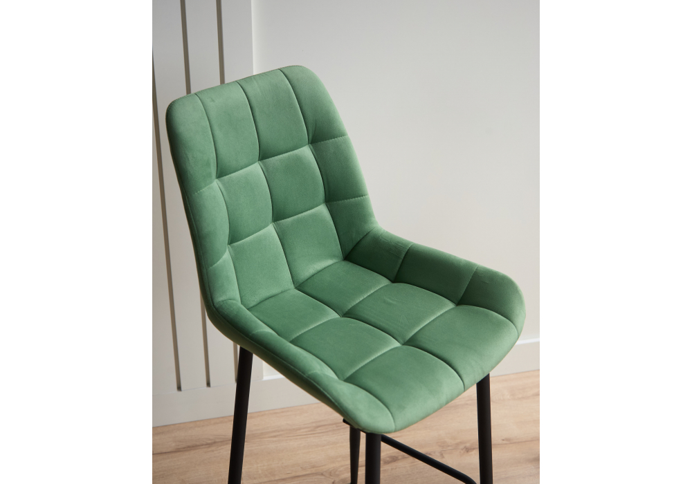 фото барный стул woodville челси фисташковый / черный 632569 | 220svet.ru