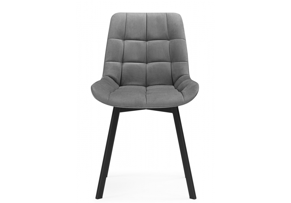 фото стул крутящийся woodville челси 360 светло-серый (zd 960) / черный 626088 | 220svet.ru