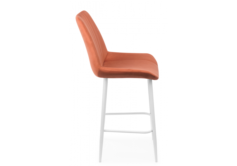 фото барный стул woodville седа терракотовый (zd 432) / белый 632618 | 220svet.ru