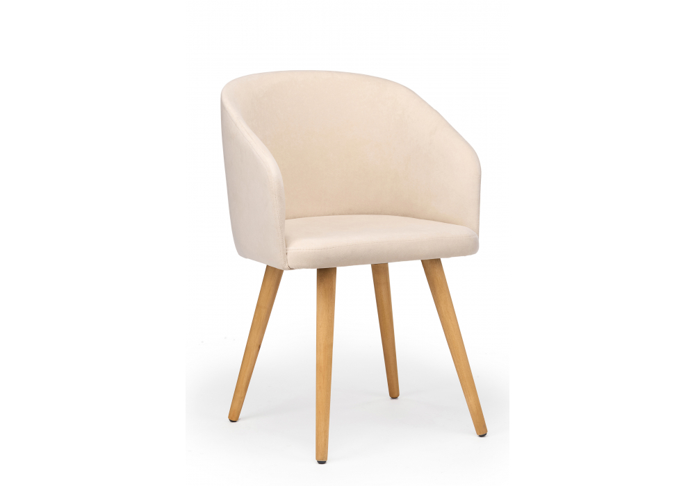 фото стул деревянный поворотный woodville монер 360 бежевый (glory 03) / светлое дерево 632630 | 220svet.ru