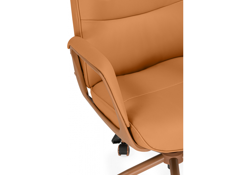 фото компьютерное кресло woodville modena экокожа оранжевый 15925 | 220svet.ru