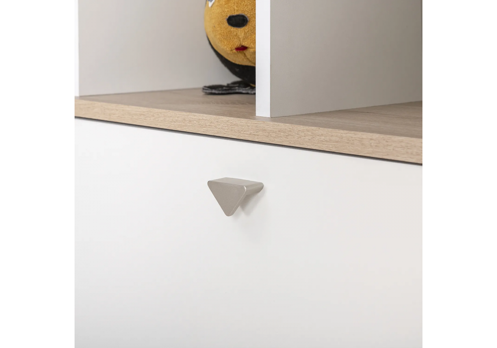 фото стеллаж woodville эльга дуб белый exclusive 518264 | 220svet.ru