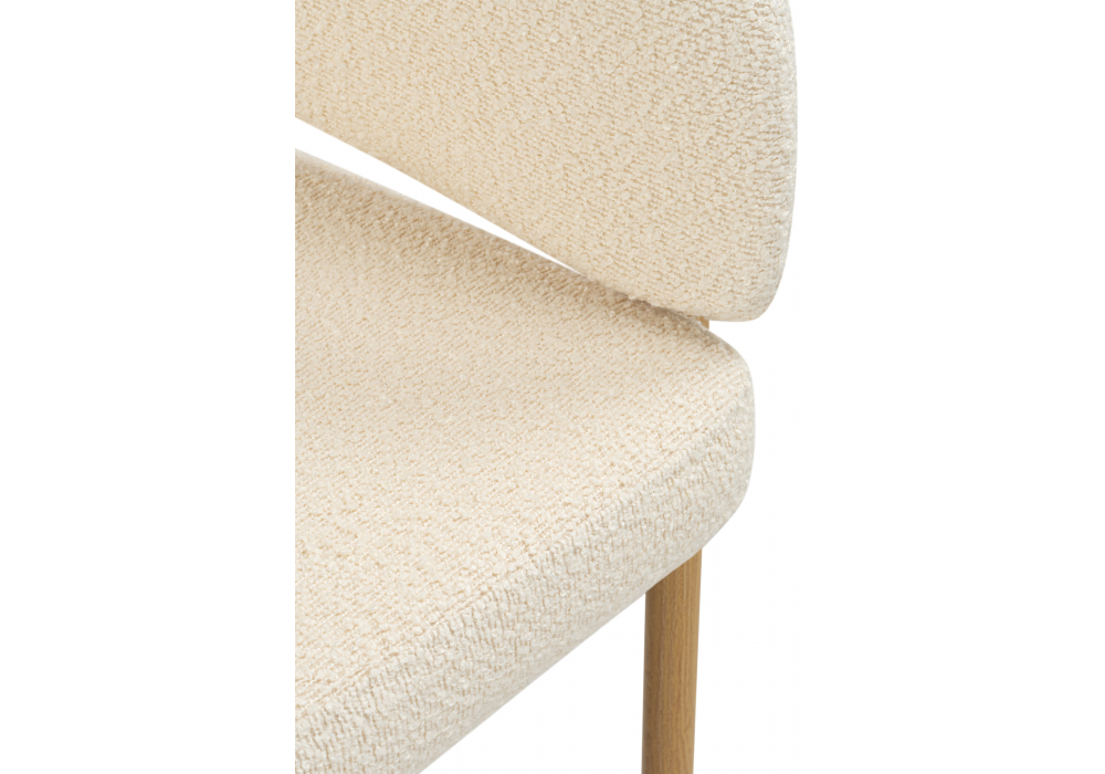 фото стул на металлокаркасе woodville janin white / wooden metal 15931 | 220svet.ru