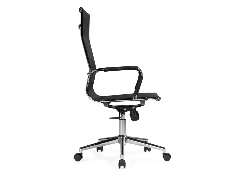 фото компьютерное кресло woodville reus сетка черный / хром 15943 | 220svet.ru