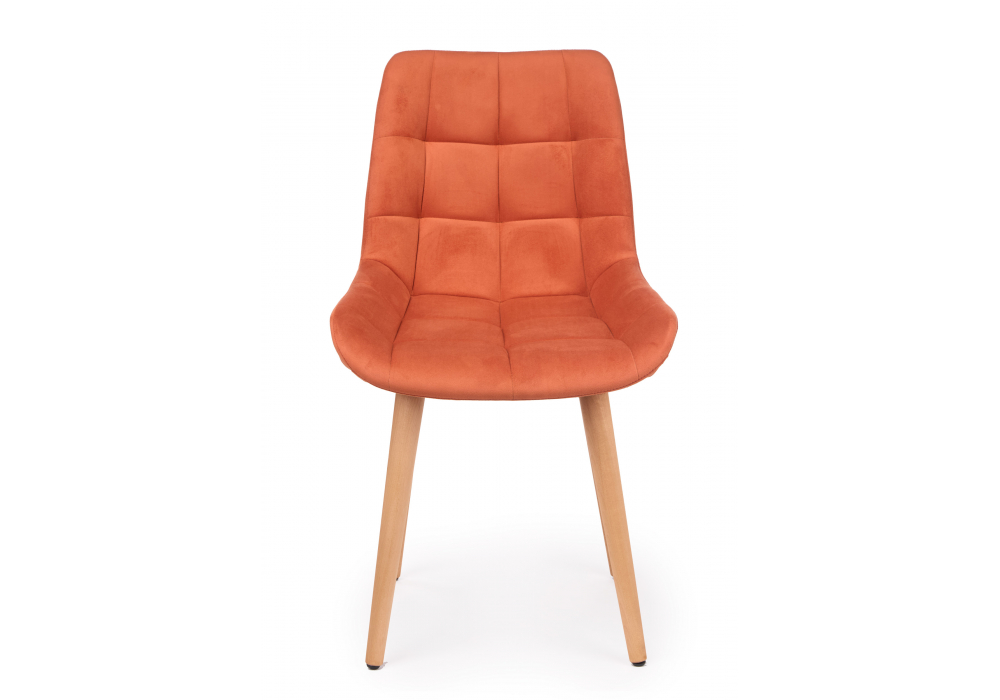 фото стул деревянный woodville челси терракотовый (zd 432) / светлое дерево np 632517 | 220svet.ru