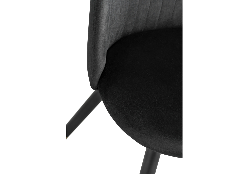 фото стул woodville gabi black / black / gold 15381 | 220svet.ru