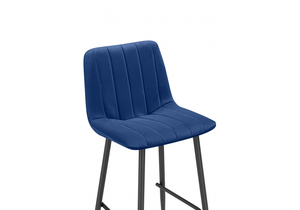 фото барный стул woodville дани мини синий / черный 632325 | 220svet.ru