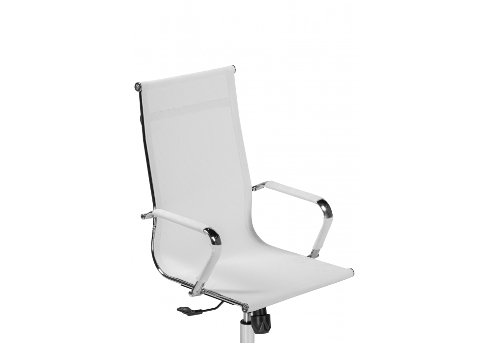 фото компьютерное кресло woodville reus сетка белый / хром 15969 | 220svet.ru