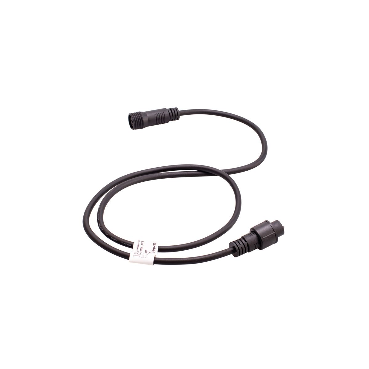 фото удлинитель для гирлянд uniel ucx-f90 e/1m/bk ul-00013223 | 220svet.ru