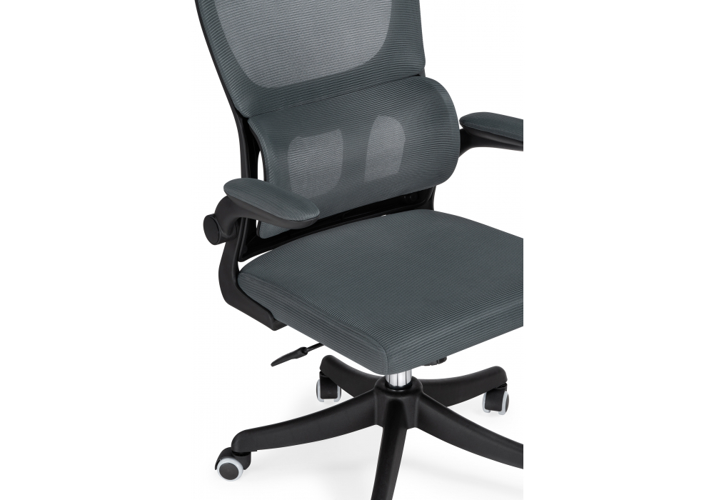 фото офисное кресло woodville sprut темно-серый / черный 15938 | 220svet.ru