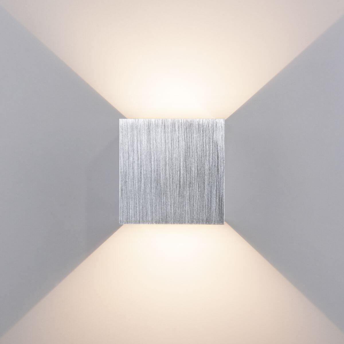 фото уличный настенный светодиодный светильник elektrostandard 1548 techno led winner алюминий a051730 | 220svet.ru