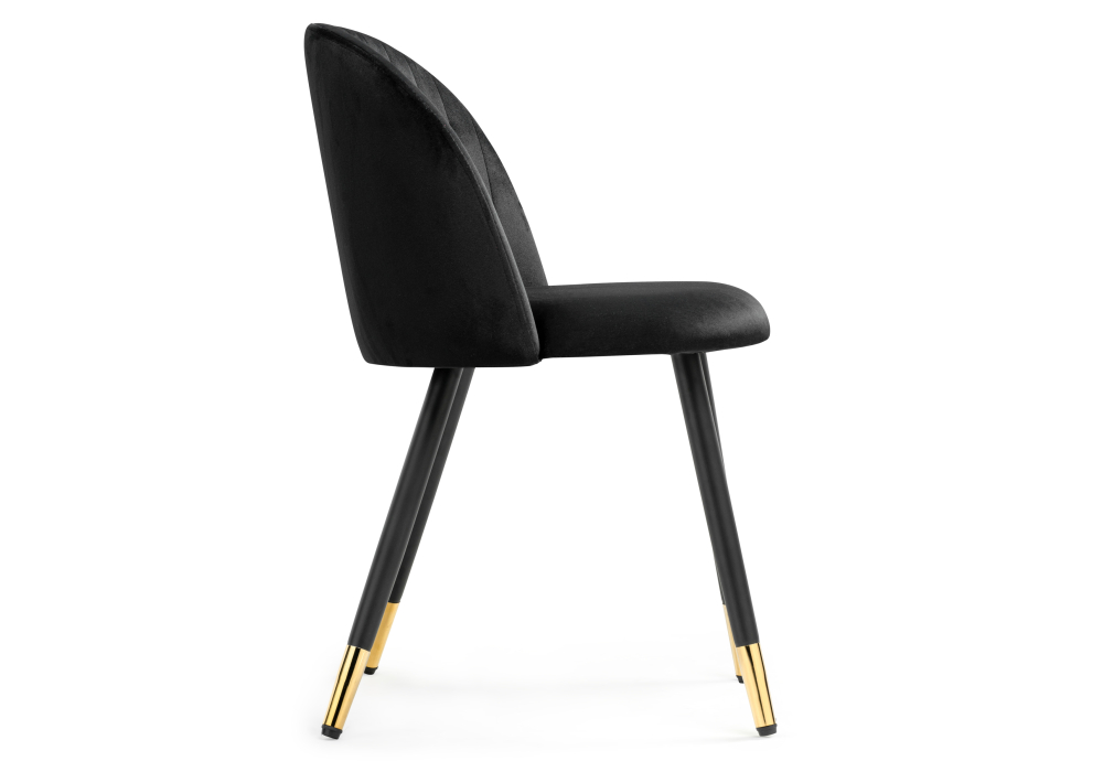 фото стул woodville gabi black / black / gold 15381 | 220svet.ru