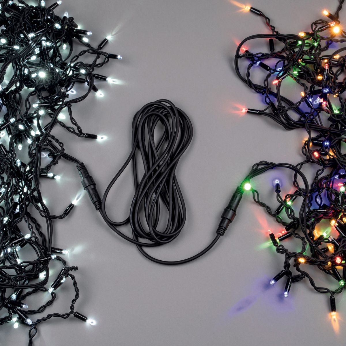 фото удлинитель для гирлянд uniel ucx-f90 e/1m/bk ul-00013223 | 220svet.ru