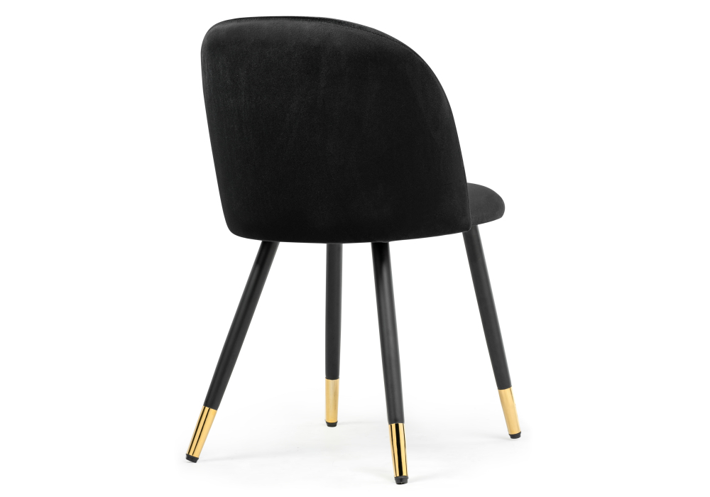 фото стул woodville gabi black / black / gold 15381 | 220svet.ru