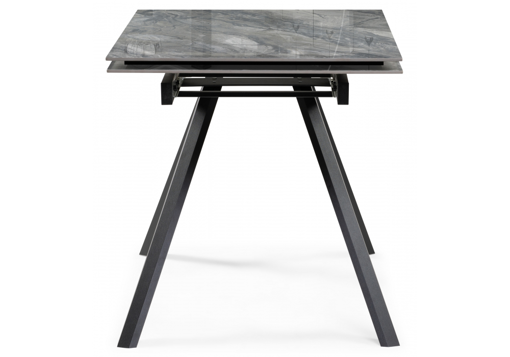 фото керамический стол раскладной woodville морсби оробико / черный 588046 | 220svet.ru