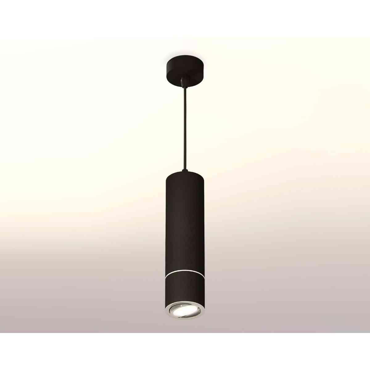 фото комплект подвесного светильника ambrella light techno spot xp7402040 sbk/psl черный песок/серебро полированное (a2311, c7456, a2070, c7402, n7003) | 220svet.ru