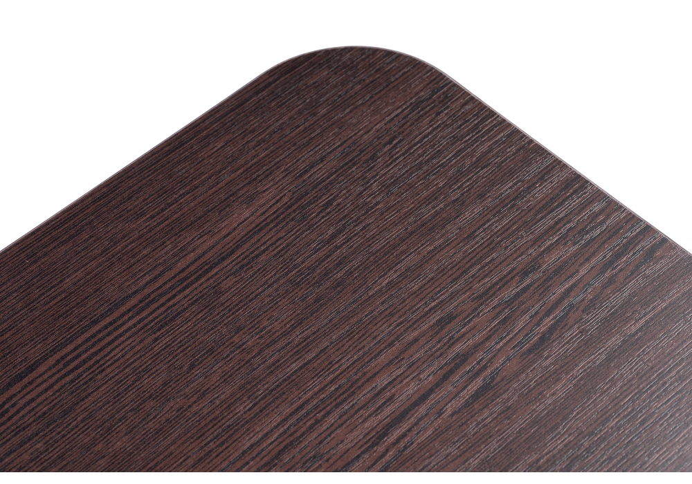 фото тумба прикроватная woodville клео 2 черная / венге 446218 | 220svet.ru