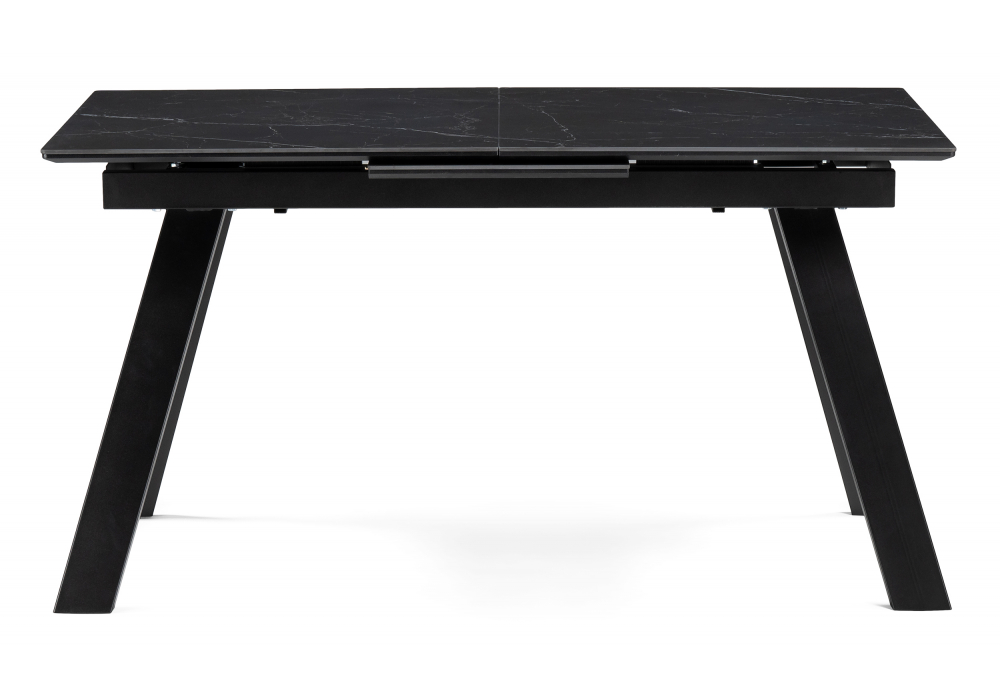фото керамический стол раскладной woodville соммерс черный мрамор 588060 | 220svet.ru