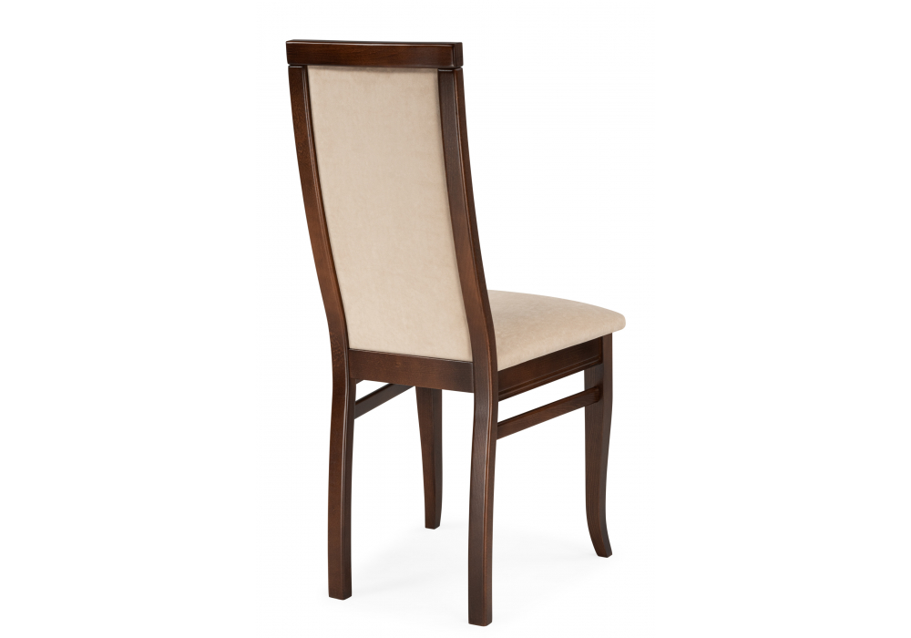 фото стул деревянный woodville давиано велюр тедди 008 / орех темный 639334 | 220svet.ru