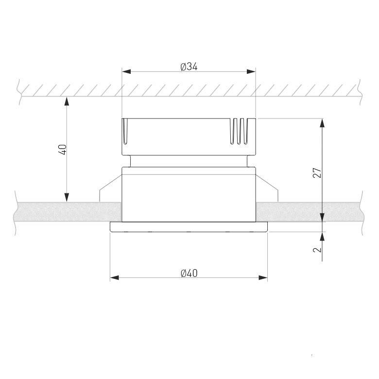 фото встраиваемый светодиодный светильник elektrostandard 25025/led 3w 4200k wh белый a056776 | 220svet.ru