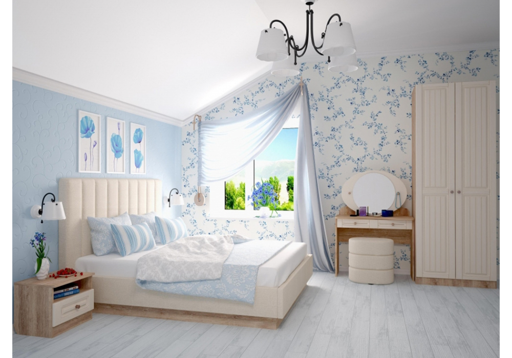 фото шкаф woodville майя дуб баррик светлый / крем брюле 402305 | 220svet.ru