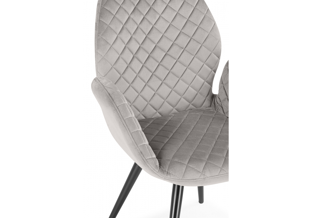 фото стул поворотный woodville муат confetti silver / черный 665374 | 220svet.ru