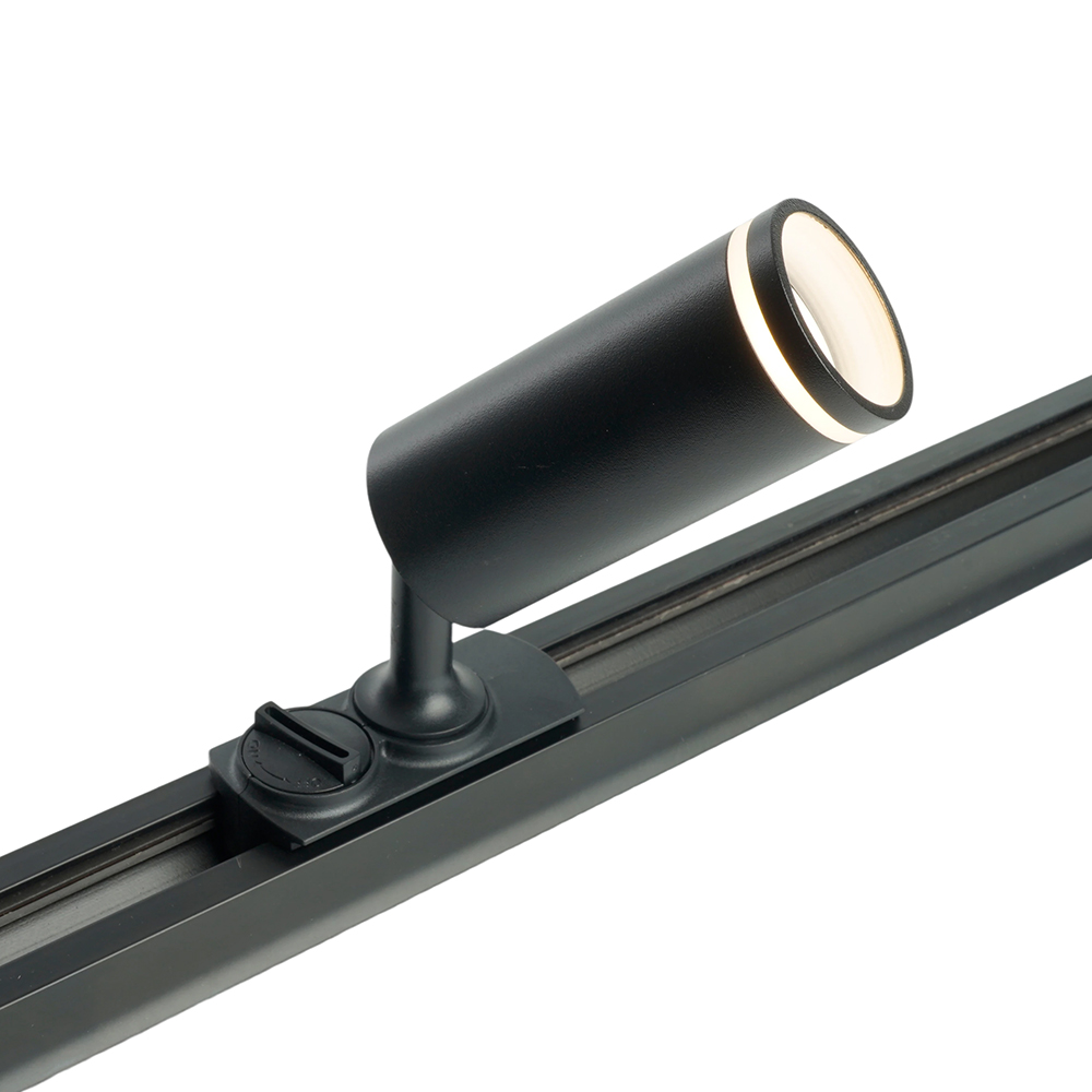 фото светильник feron al146 трековый однофазный на шинопровод под лампу gu10, черный 51325 | 220svet.ru