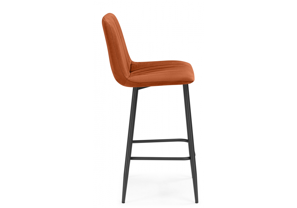 фото барный стул woodville дани мини терракотовый / черный 632323 | 220svet.ru