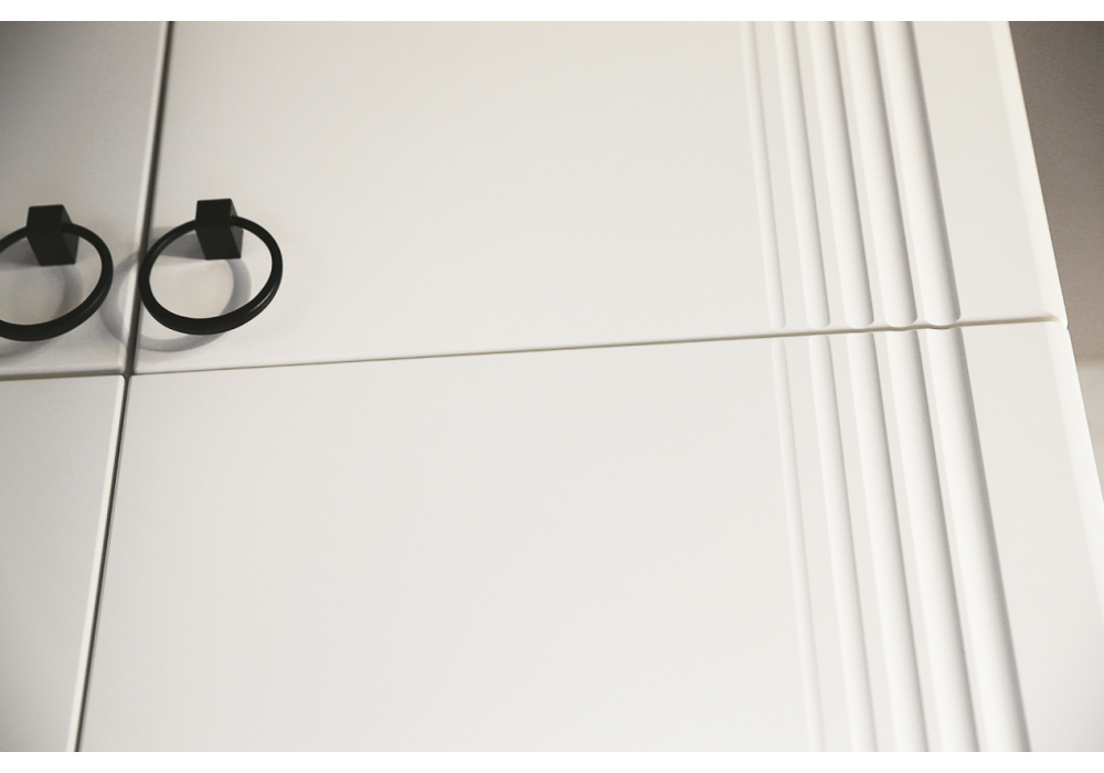 фото шкаф навесной woodville ева 116.01 белый матовый 589699 | 220svet.ru