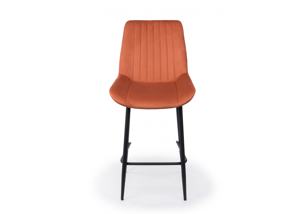 фото барный стул вращающийся woodville седа 360 терракотовый (zd 432) / черный 632619 | 220svet.ru