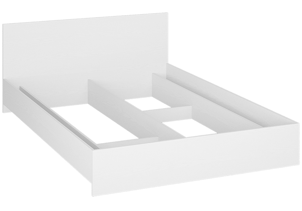 фото полутораспальная кровать woodville ронда белое дерево 528308 | 220svet.ru