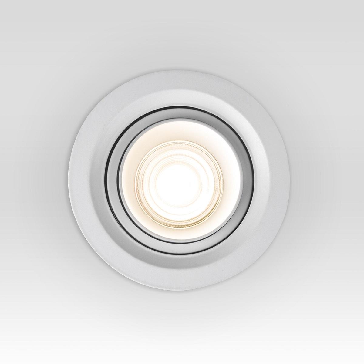 фото встраиваемый светодиодный светильник elektrostandard 9919 led 10w 3000k белый a064031 | 220svet.ru