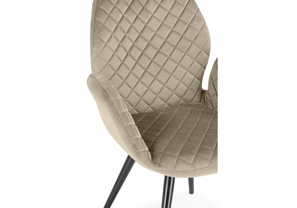 фото стул поворотный woodville муат светло-коричневый / черный 665373 | 220svet.ru