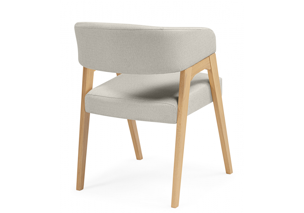 фото стул деревянный woodville невада 1 натуральное дерево / ткань 135 664665 | 220svet.ru