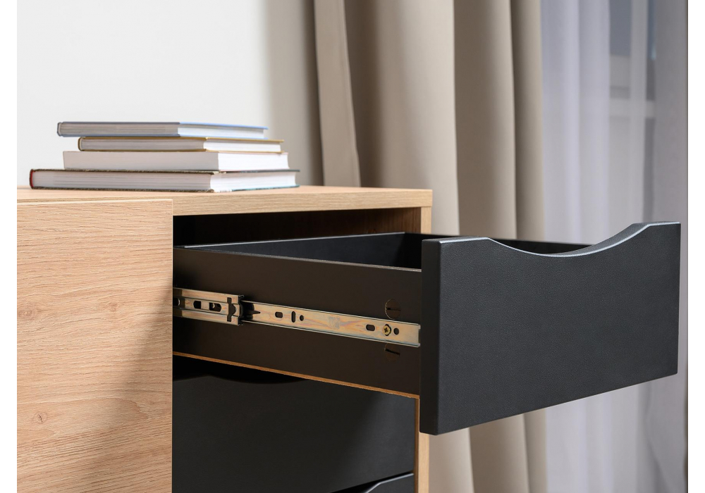 фото тумба woodville брюс 16.233 сантьяго / черный 601759 | 220svet.ru