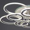 Миниатюра фото потолочная светодиодная люстра reluce 09820-3.3-5+5a wh (rgb) | 220svet.ru