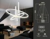 Миниатюра фото подвесная светодиодная люстра ambrella light comfort line fl5371 | 220svet.ru