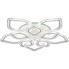 Миниатюра фото светодиодная люстра reluce 09827-3.3-5+5a wh (rgb) | 220svet.ru