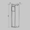 Миниатюра фото уличная розетка maytoni socket o459fl-gf01sc | 220svet.ru