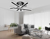 Миниатюра фото потолочная светодиодная люстра с пультом ду ambrella light acrylica original fa8906 | 220svet.ru