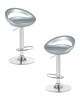 Миниатюра фото стул барный dobrin disco lm-1010-n_ch-m_abs-silver-11261 | 220svet.ru