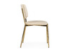 Миниатюра фото стул на металлокаркасе woodville armond beige / gold 15921 | 220svet.ru