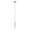 Миниатюра фото подвесной светодиодный светильник delight collection om2365-f1 gold | 220svet.ru