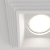 Миниатюра фото встраиваемый светильник maytoni gyps modern dl005-1-01-w-1 | 220svet.ru