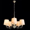 Миниатюра фото подвесная люстра arte lamp orlean a9310lm-5wg | 220svet.ru