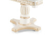 Миниатюра фото стол деревянный woodville морнит слоновая кость / золото 575482 | 220svet.ru