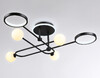Миниатюра фото потолочная люстра с пультом ду ambrella light comfort fl66232 | 220svet.ru