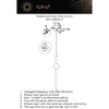 Миниатюра фото подвесной светодиодный светильник aployt zhozefin apl.038.06.12 | 220svet.ru